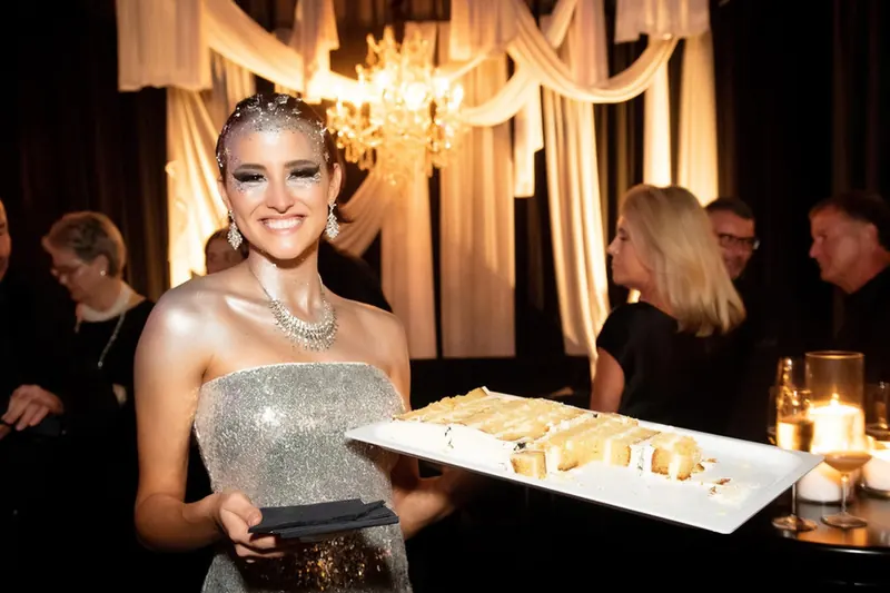 Premium event hostesses welcoming guests