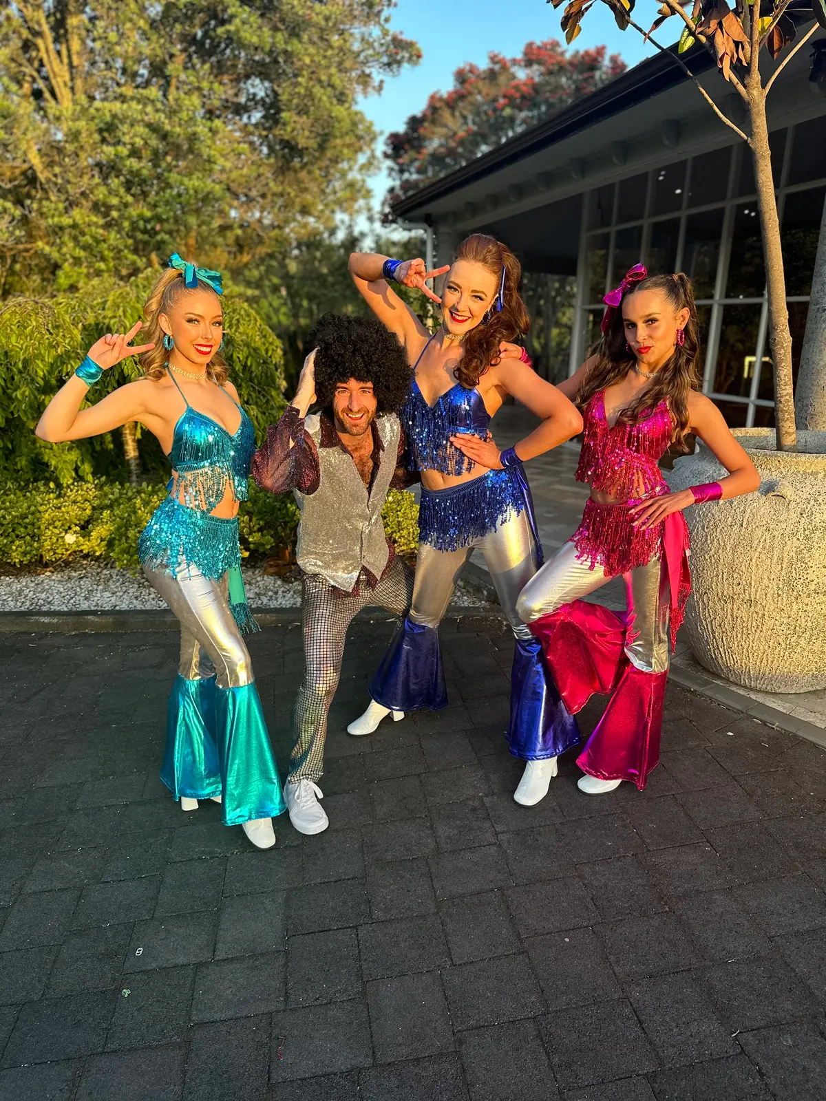 Finesse disco themed entertainment