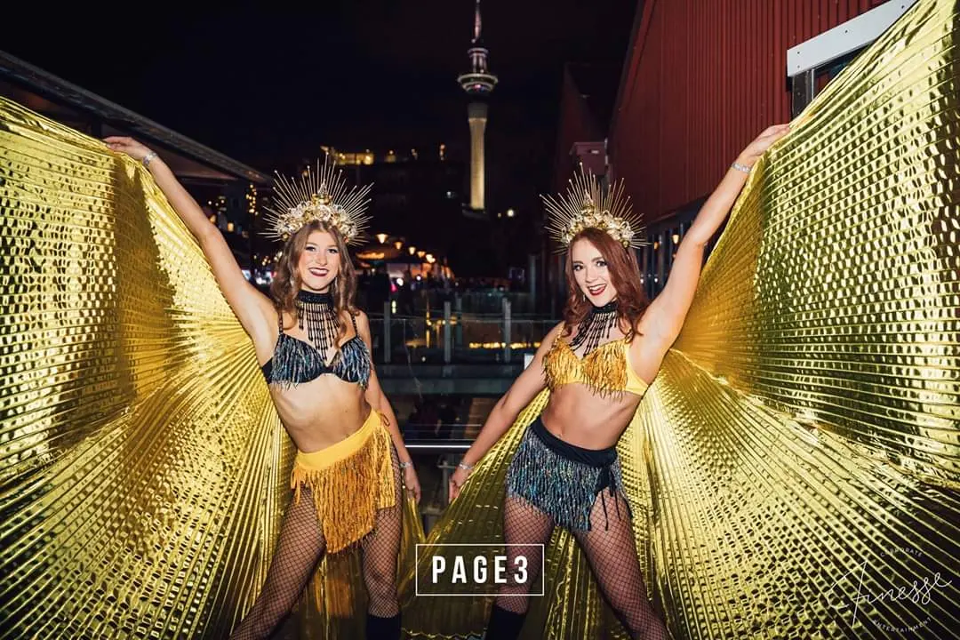Freestyle event dancers