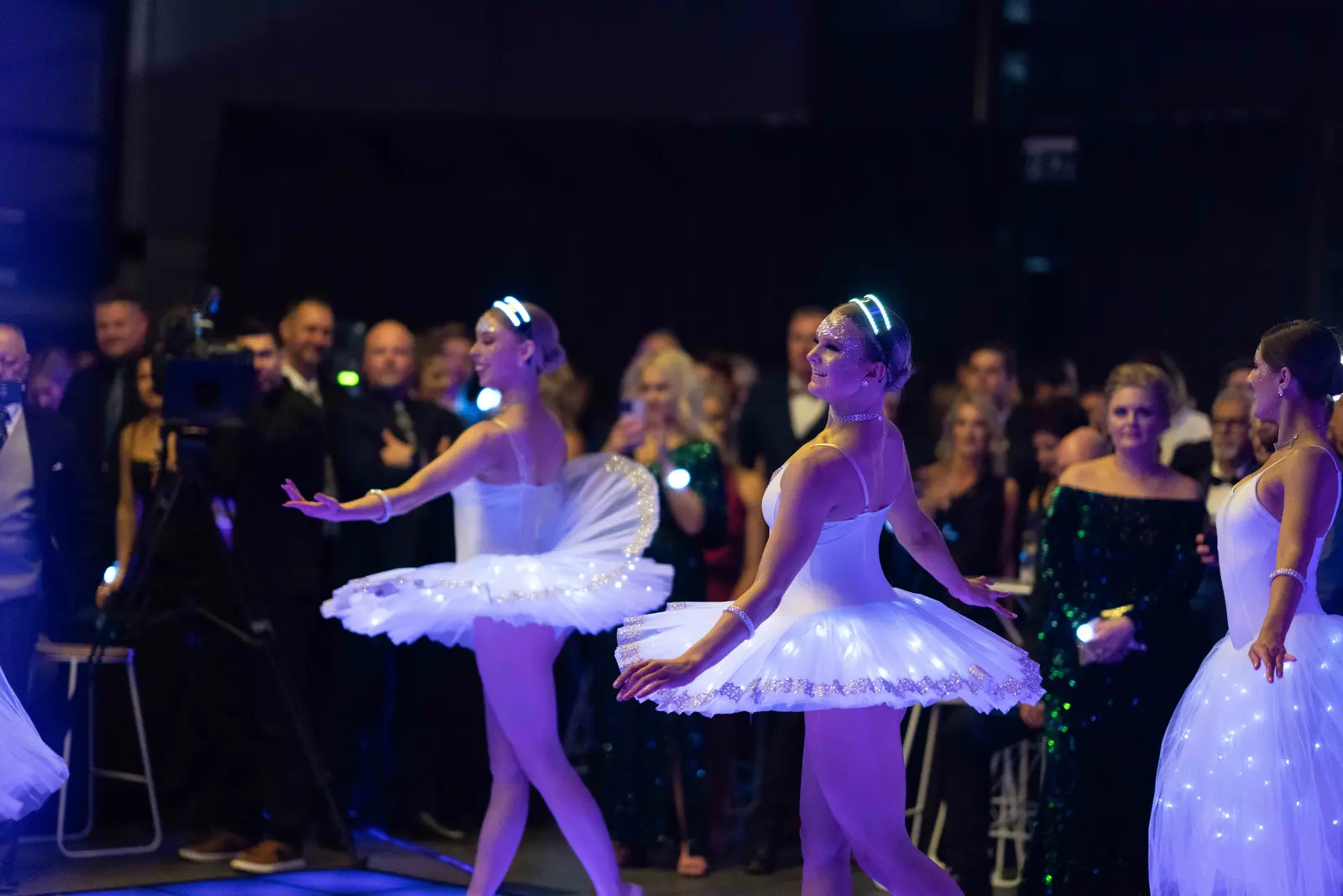 Light up ballerina themed show entertainment