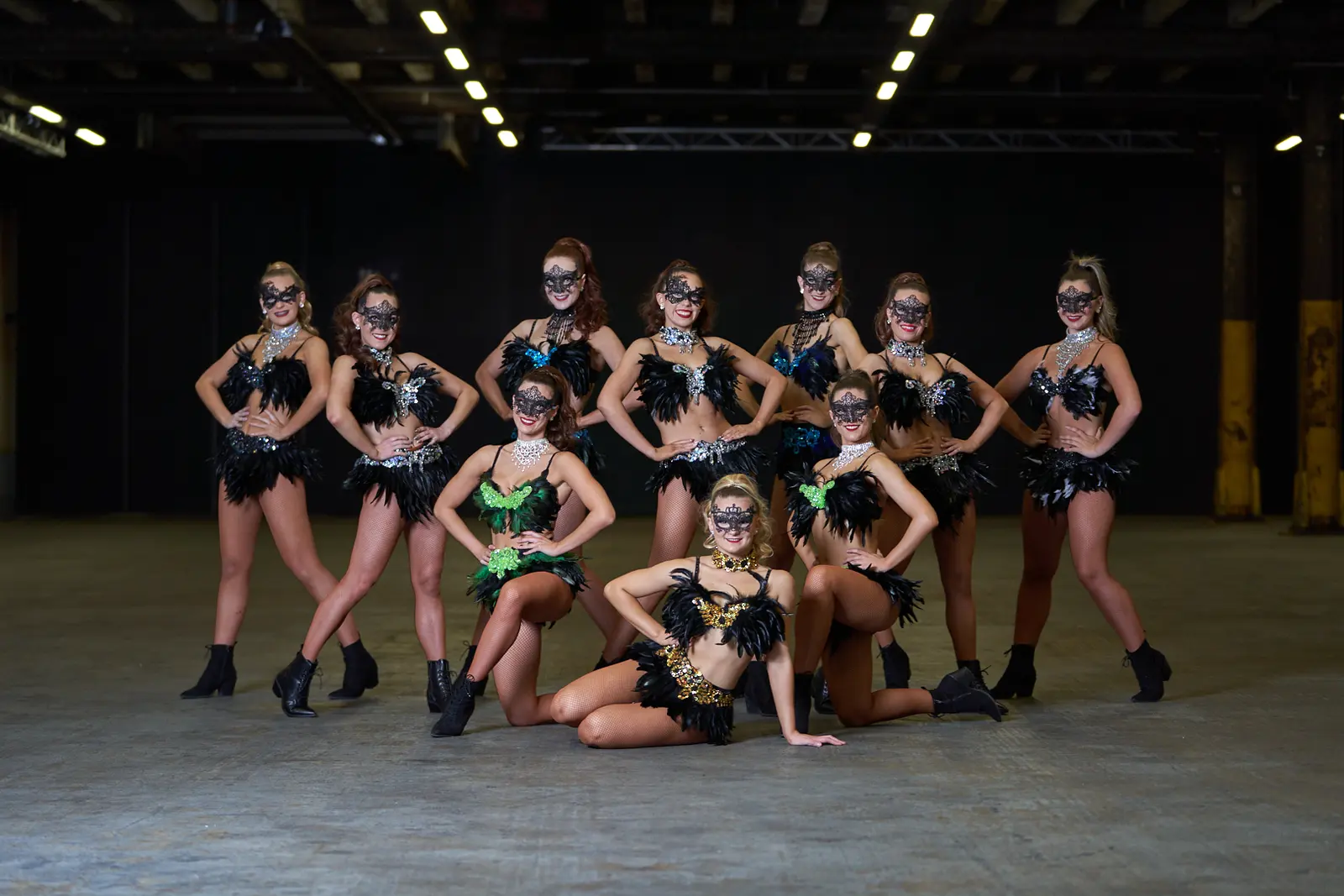 Masquerade themed performance