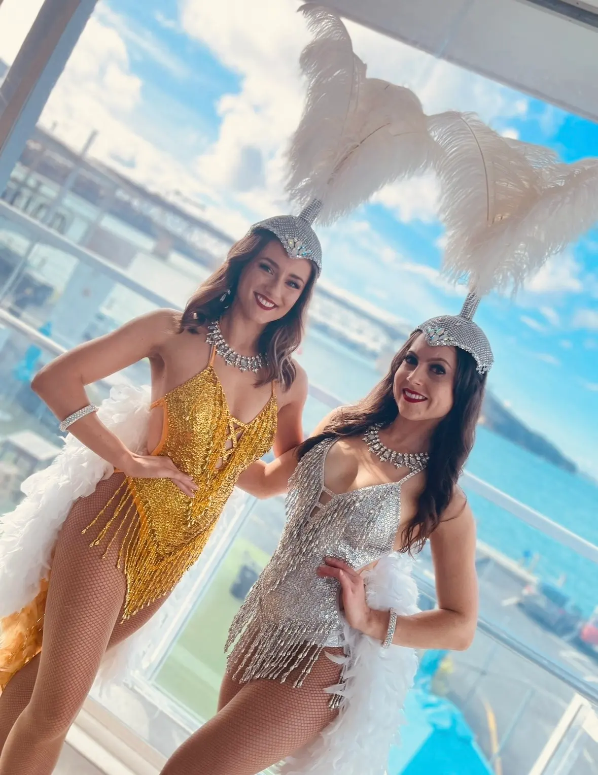 Professional dancers showgirls NZ event