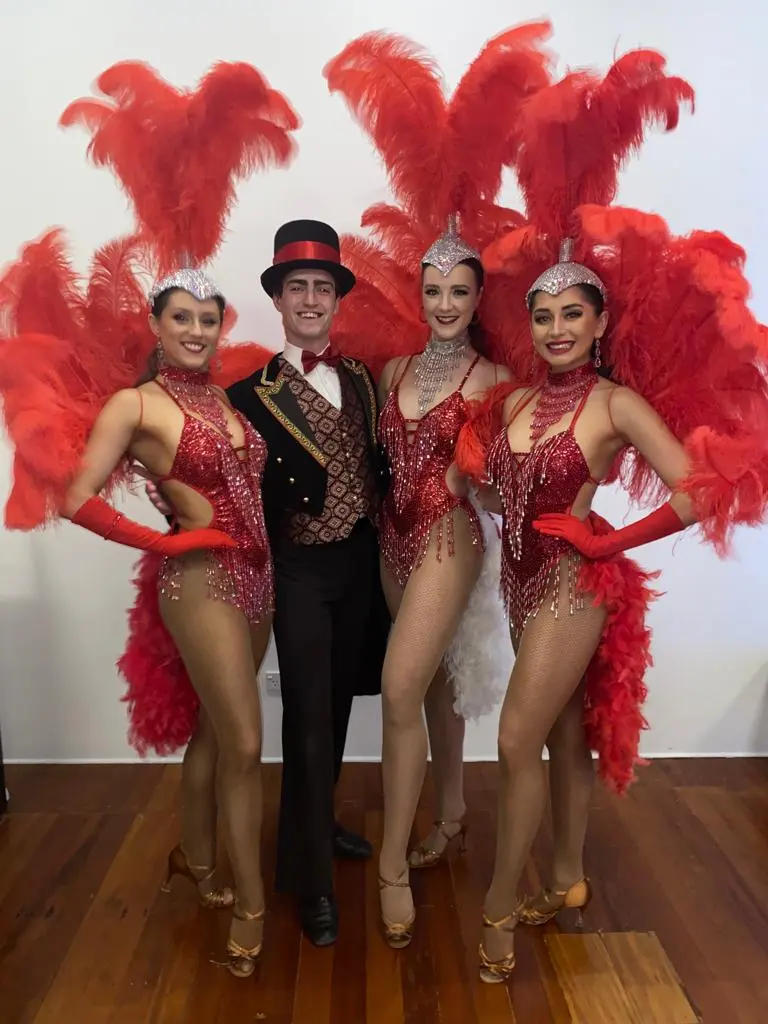 Showgirl performance corporate event